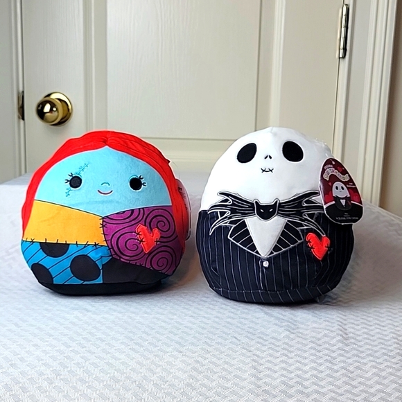 Squishamallows Jack and Sally Skellington Set - Picture 1 of 8